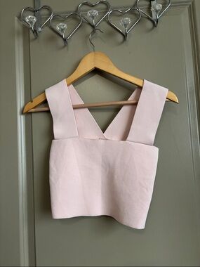 Free People XS Crop Top in Light Pink